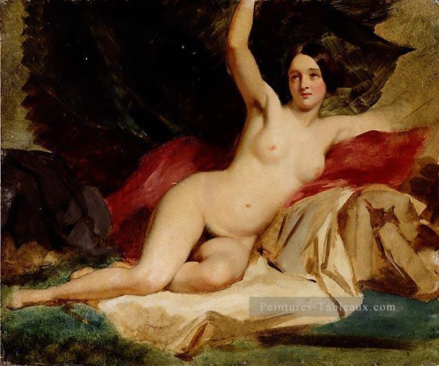 Femme Nu dans un corps de femme Paysage William Etty Peintures à l'huile